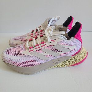 NEW Adidas Womens 4DFWD Pulse Running Shoes Q46225 Size 6.5 White Pink